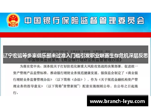 辽宁宏运等多家俱乐部未过准入门槛引发职业联赛生存危机深层反思 辽宁宏运等多家俱乐部未过准入门槛引发职业联赛生存危机深层反思